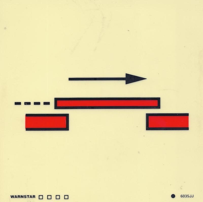 Marine Fire Sign, IMO Fire Control Symbol 'A' Class Fire Door SelfCl