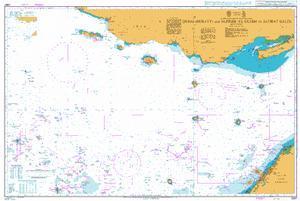 British Admiralty Nautical Chart 2887: United Arab Emirates, Iran and Qatar, Dubai (Dubayy) and Jazireh-ye Qeshm to Jazirat –alul