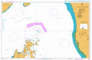 British Admiralty Nautical Chart  3172: Oman and Iran, Strait of Hormuz