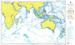 British Admiralty Nautical Chart  4005: A Planning Chart for the Indian Ocean