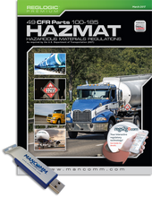Mancomm 49 CFR: Transportation, Parts 100-185 (US Hazmat Regs), October 2017